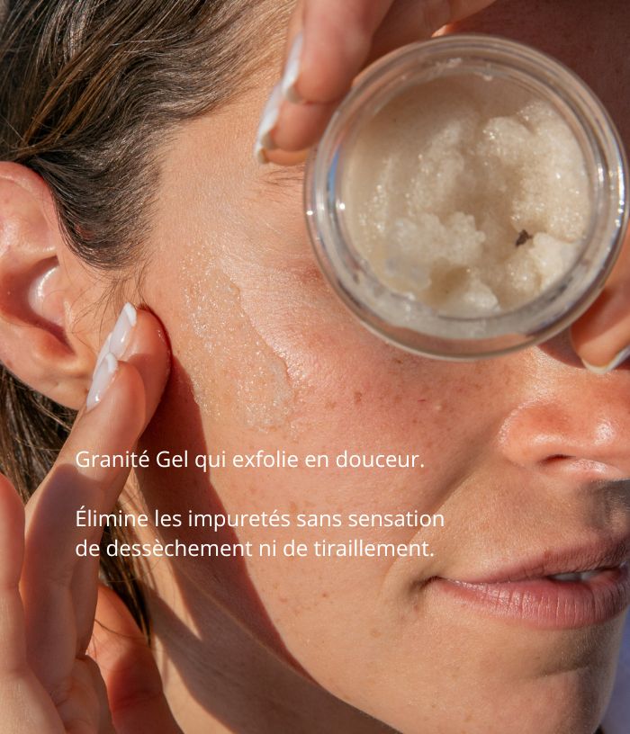 Granité exfoliant à la criste marine