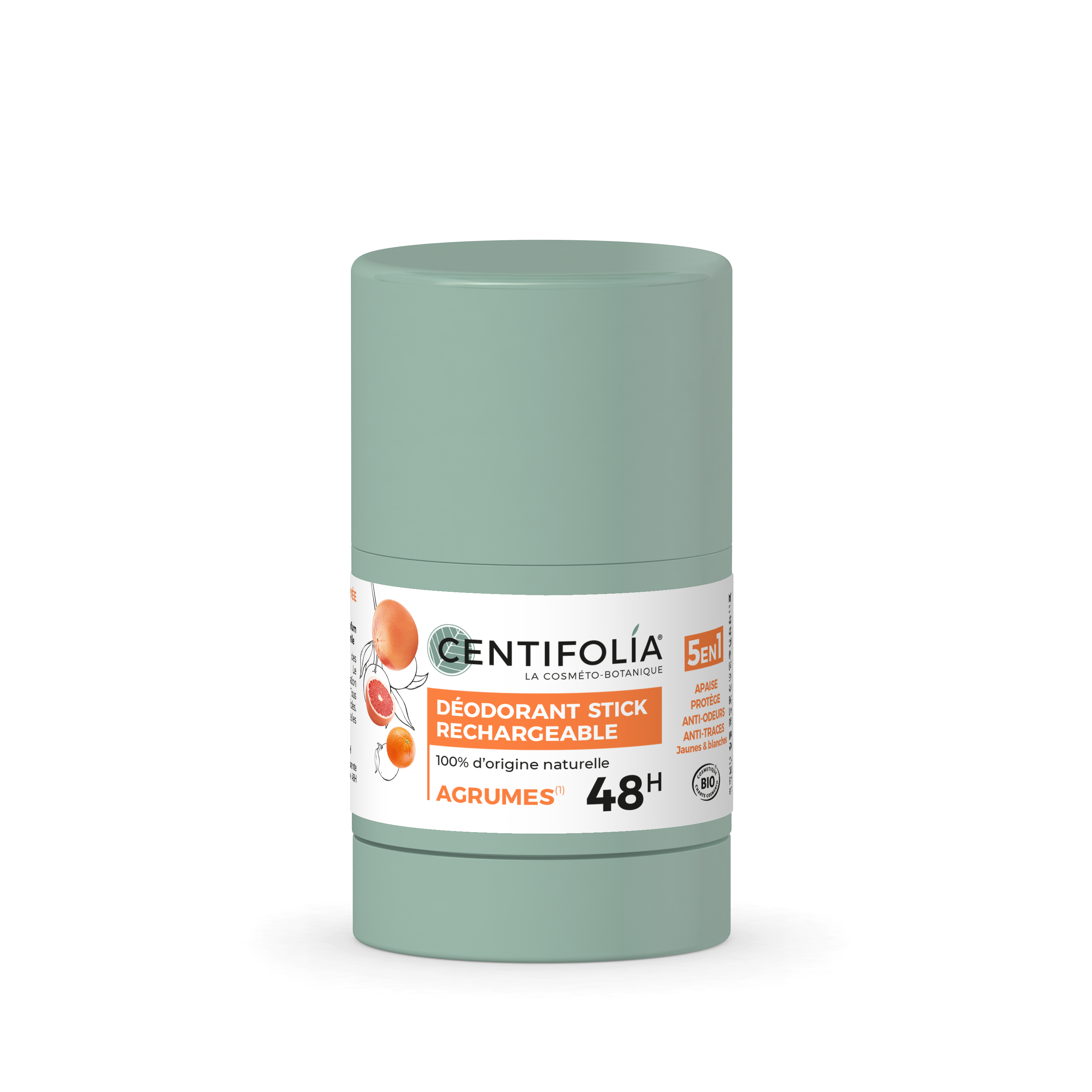 Déodorant Stick rechargeable 48h Agrumes