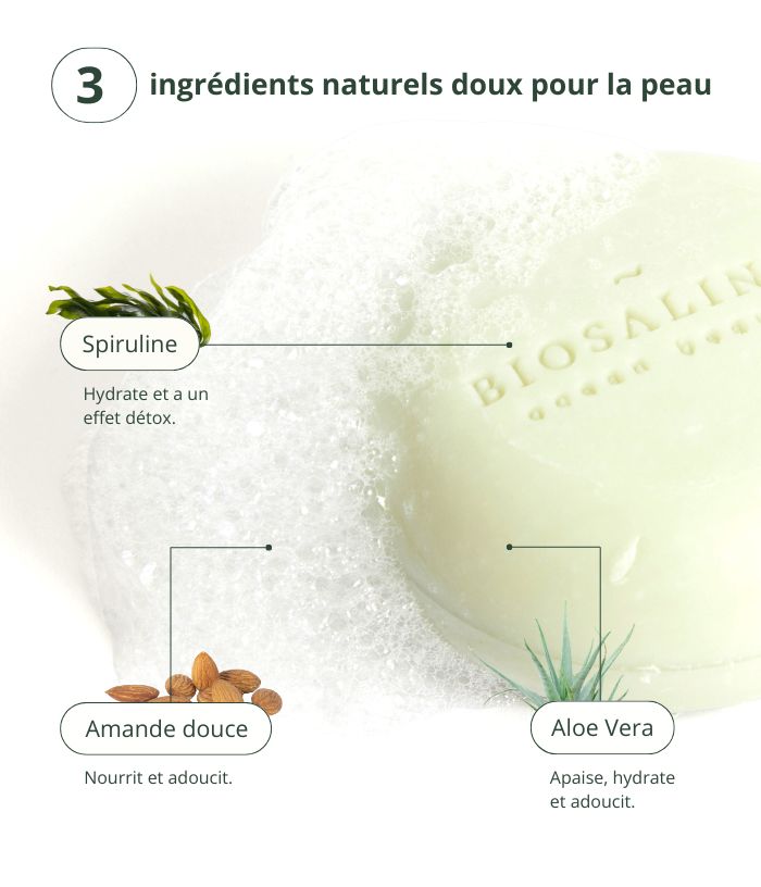 Savon surgras à la spiruline