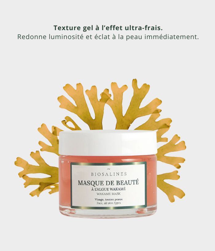 Masque de beauté à l’algue wakamé