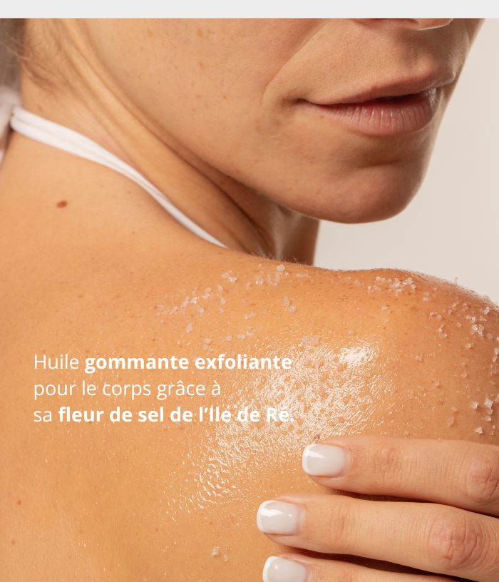 Huile gommante à la fleur de sel de l’Ile de Ré