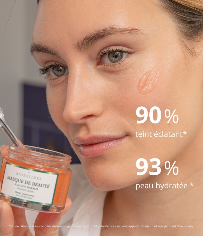 Masque de beauté à l’algue wakamé
