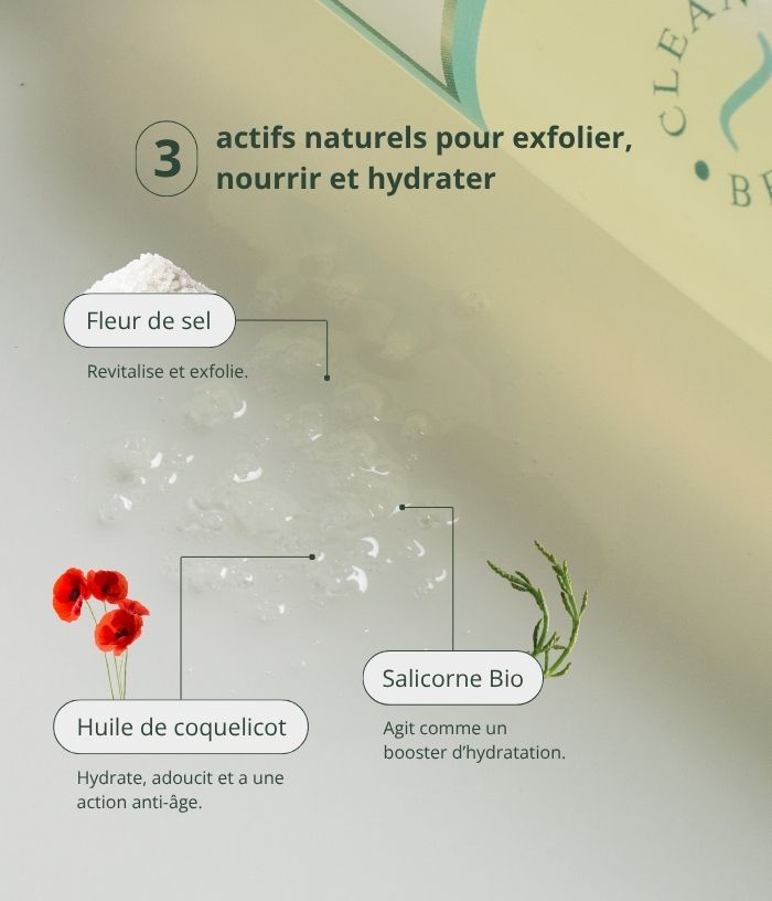 Huile gommante à la fleur de sel de l’Ile de Ré