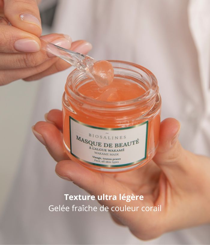 Masque de beauté à l’algue wakamé