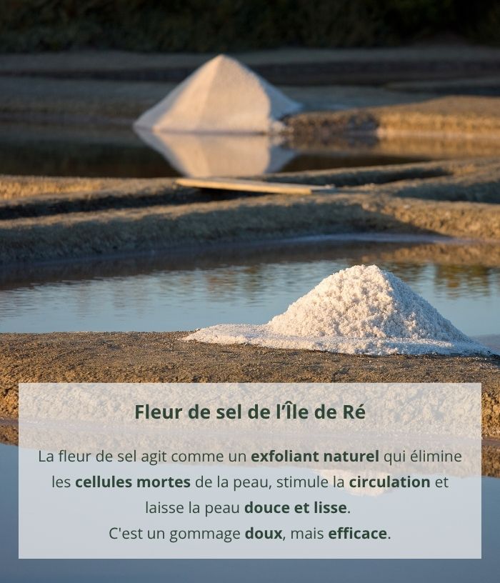 Huile gommante à la fleur de sel de l’Ile de Ré