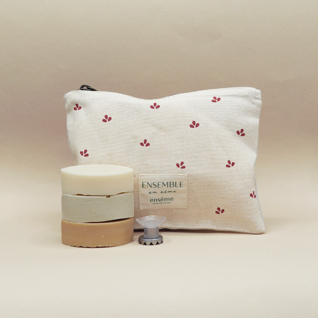 Trousse découverte : shampoing + après shampoing + porte savon aimanté
