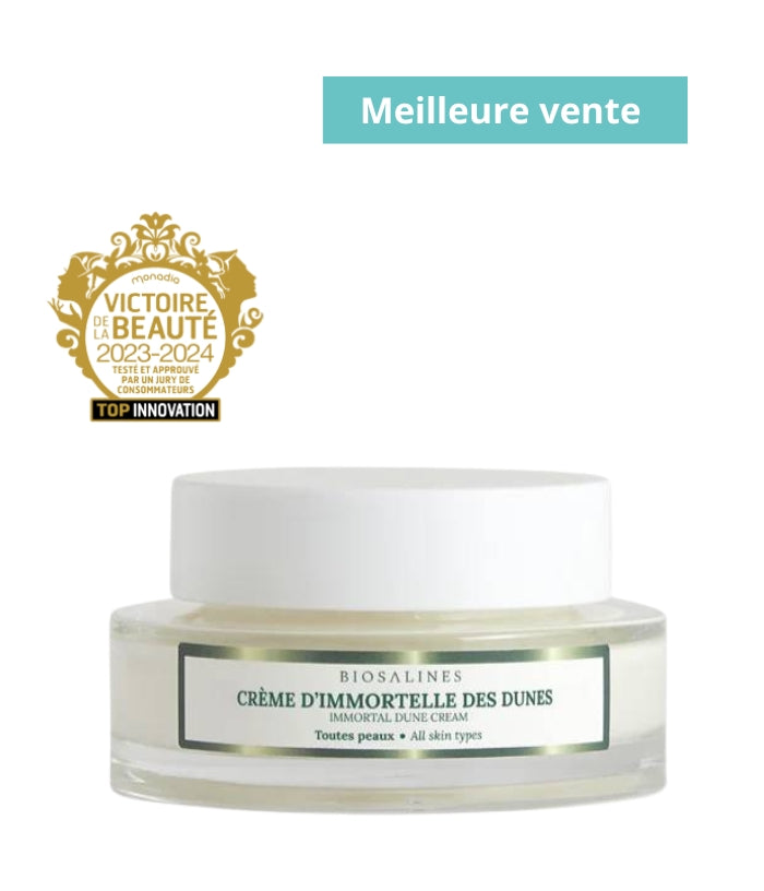 Crème anti-âge à l'immortelle des dunes