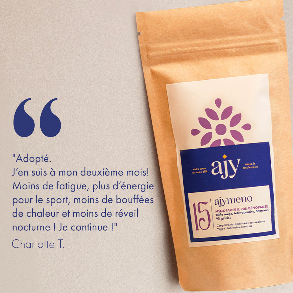 AJYMENO - Complément alimentaire ménopause et périménopause