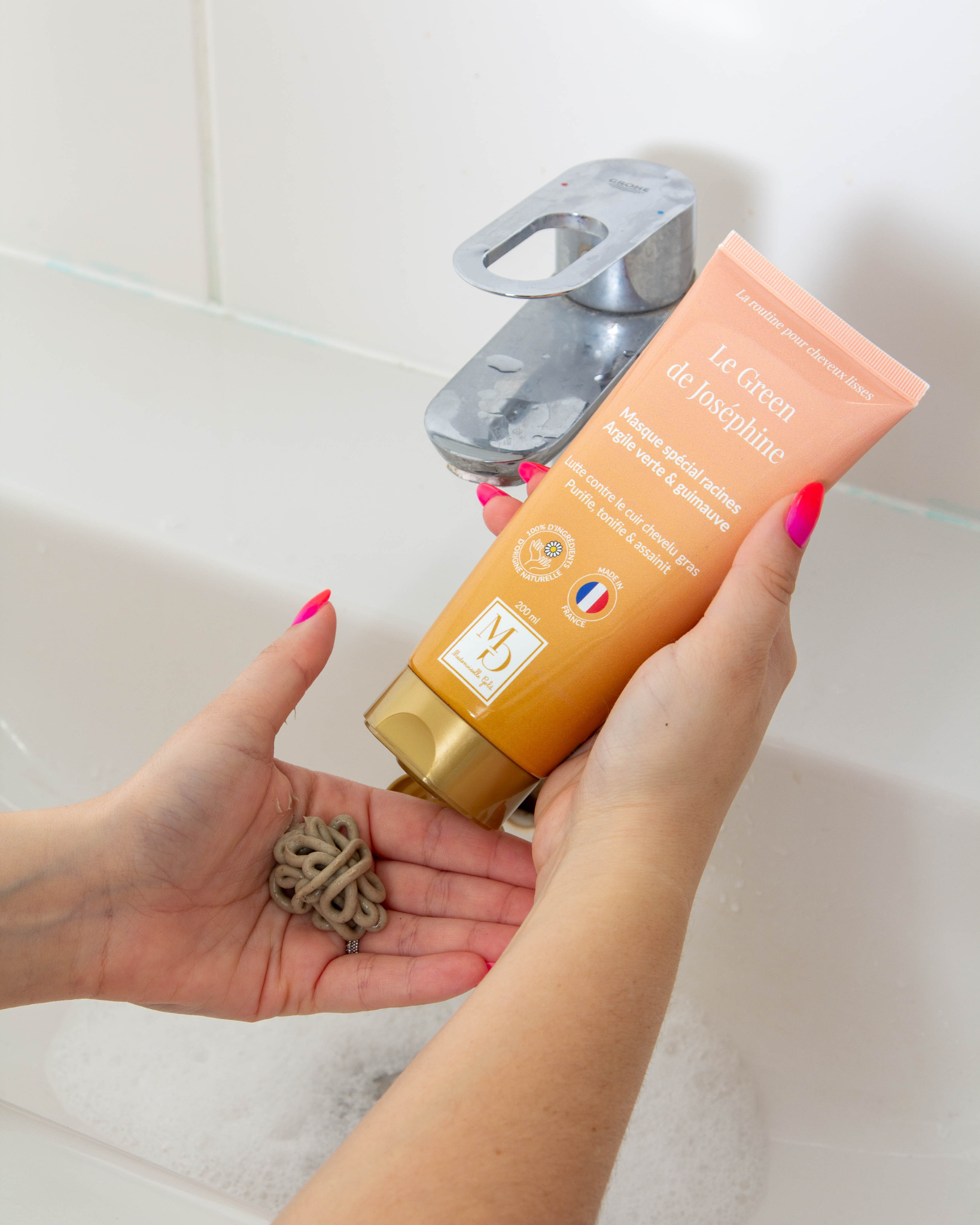 Masque anti-racines grasses