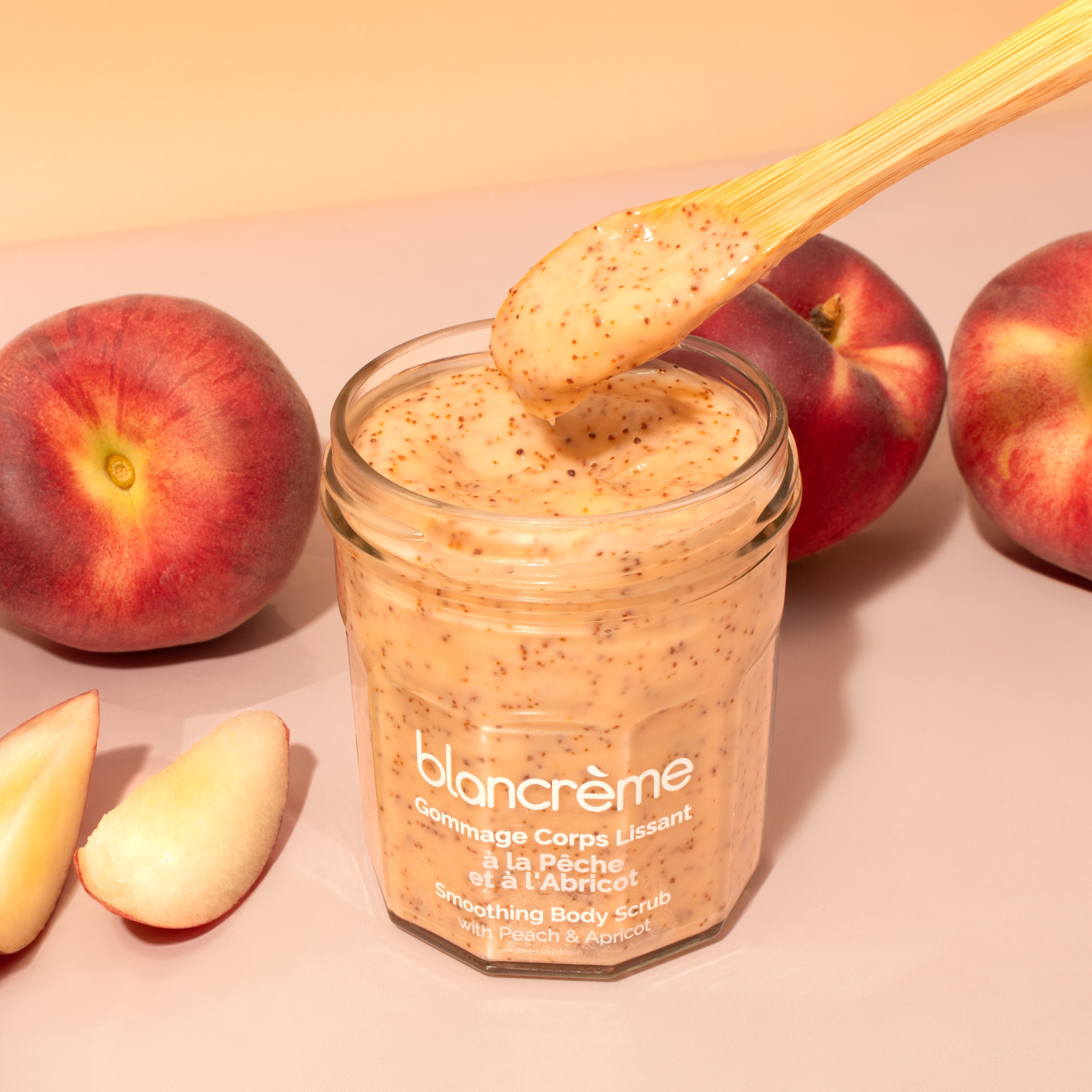 Gommage corps lissant - Pêche & Abricot