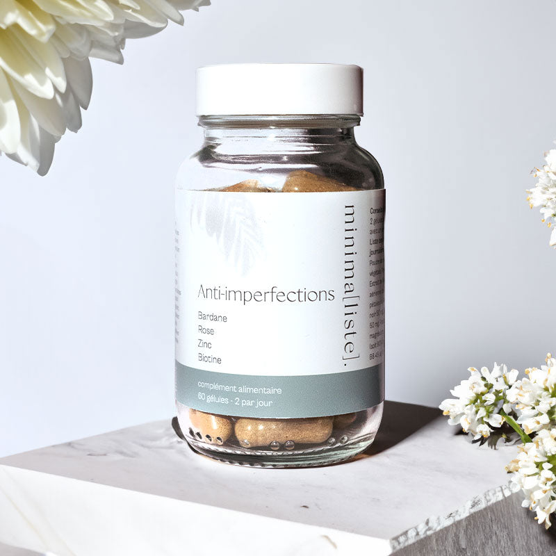 ANTI-IMPERFECTION FOOD SUPPLEMENT - 60 capsules