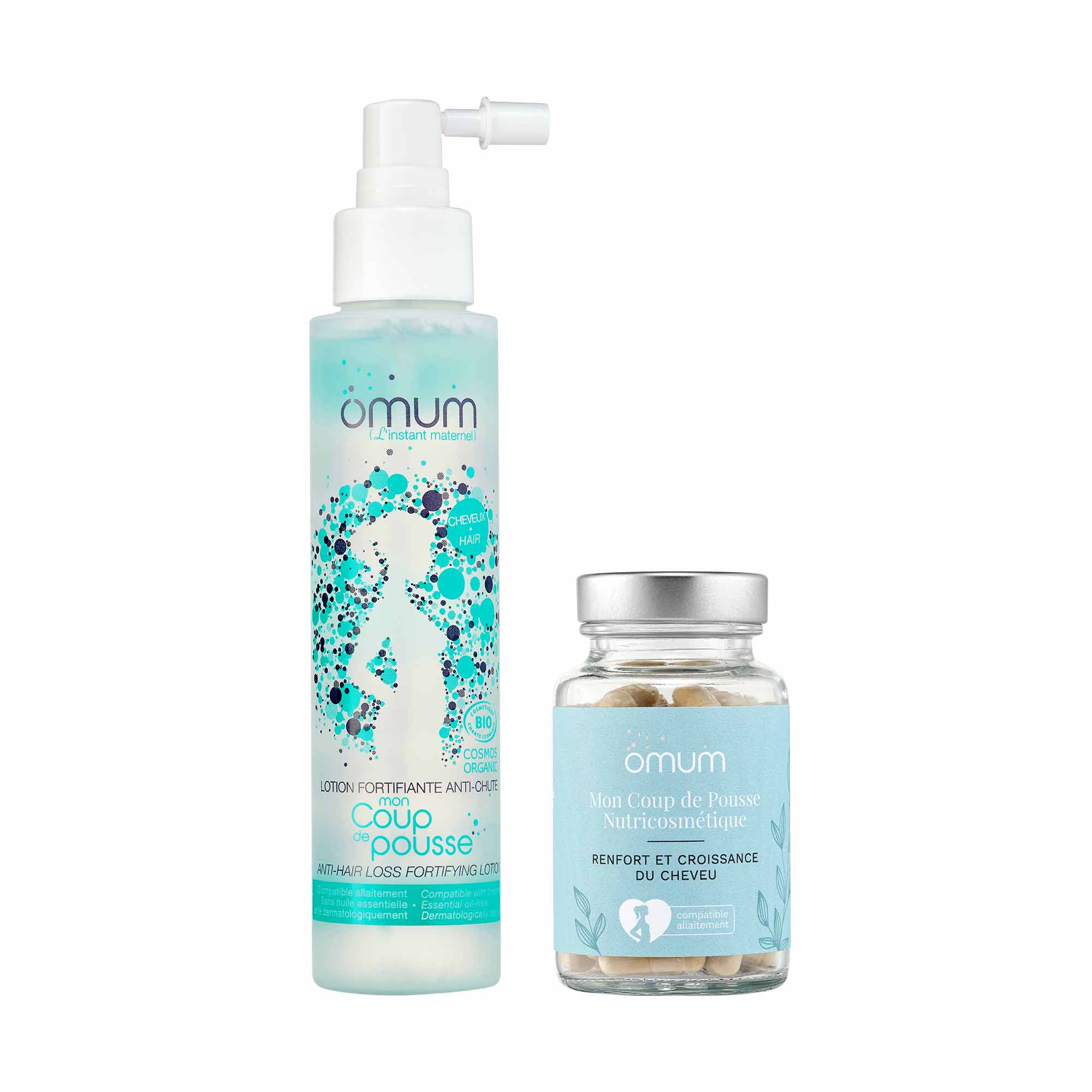 Coffret duo in and out cheveux : renfort et pousse