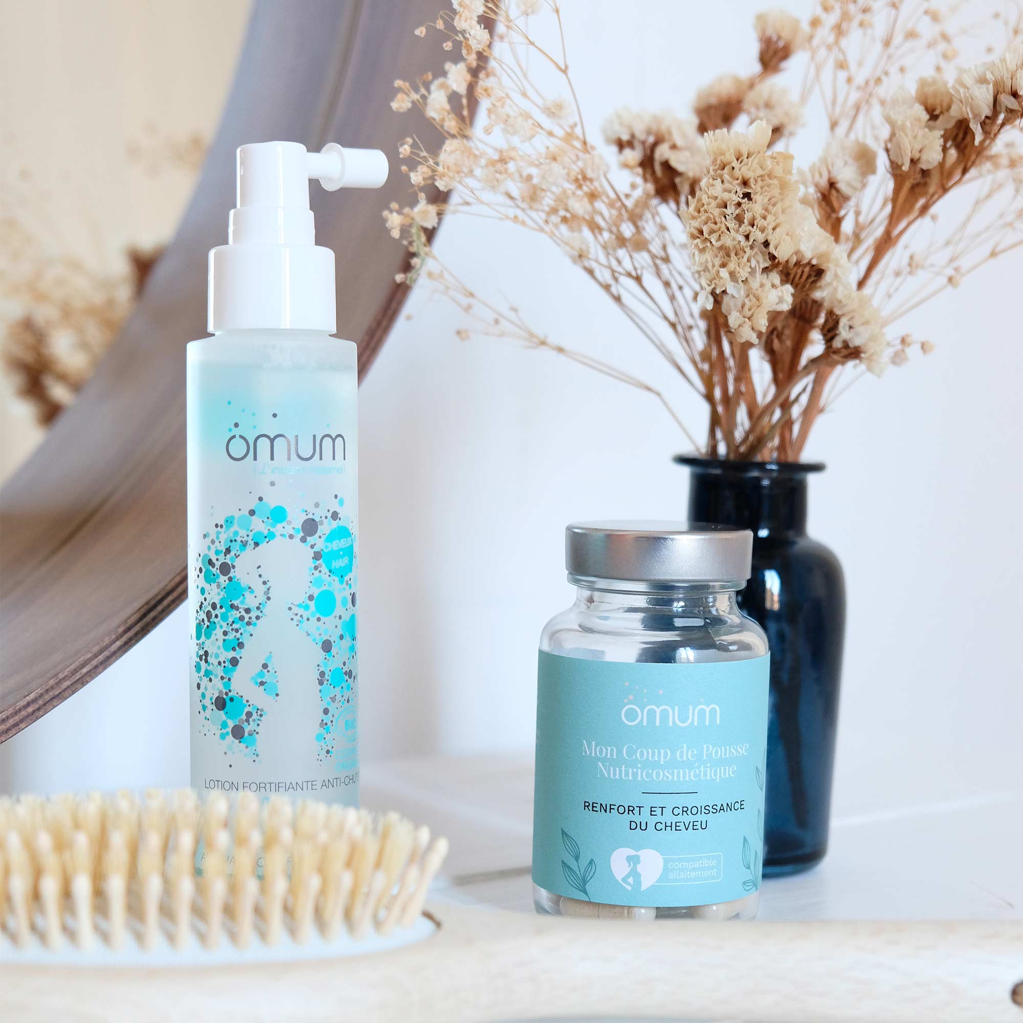 Coffret duo in and out cheveux : renfort et pousse