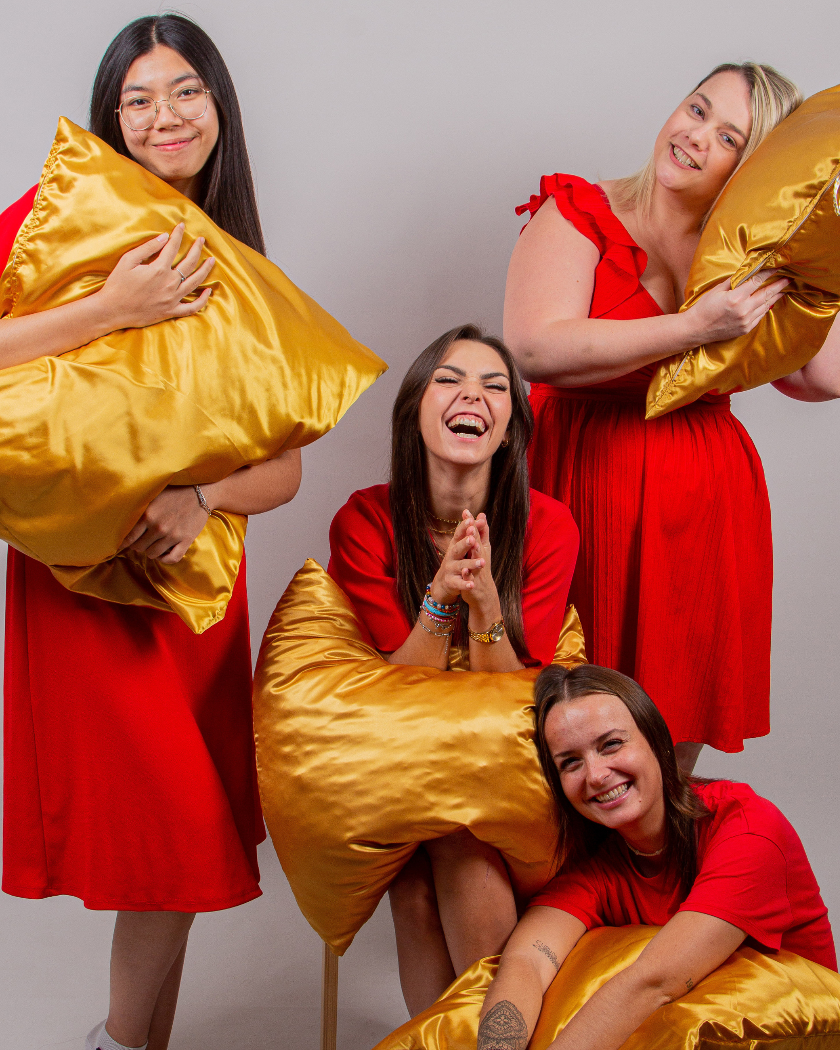 Taie d'oreiller en satin