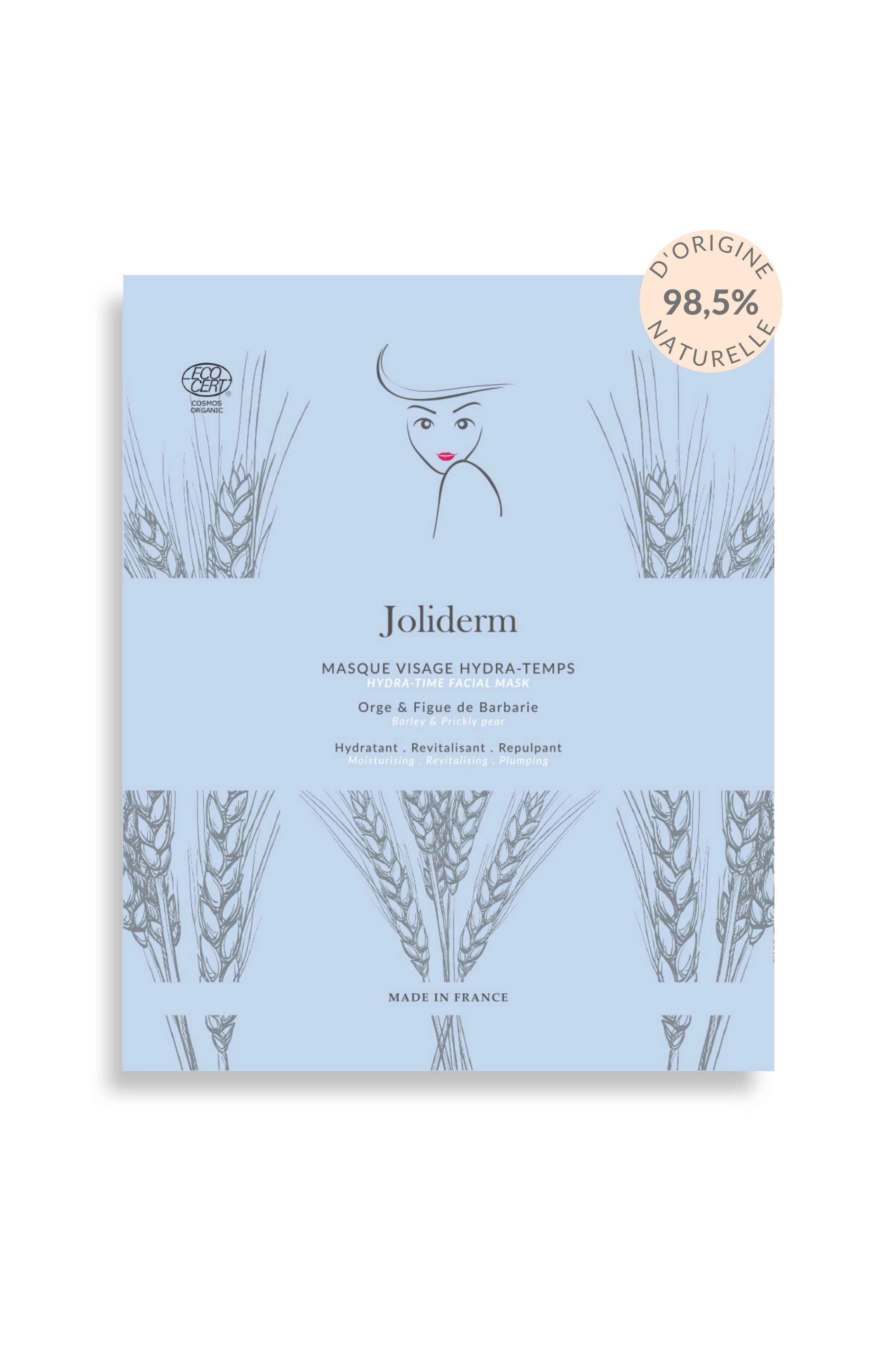 Masque en tissu hydratant visage Joliderm