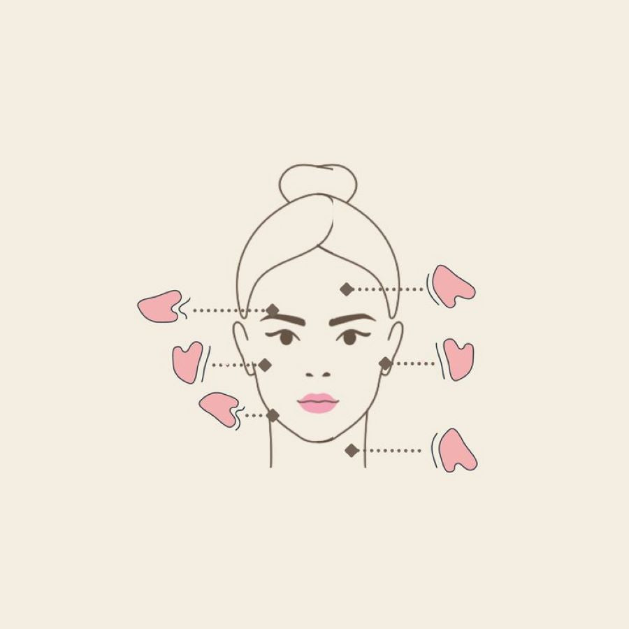 Gua Sha Quartz Rose