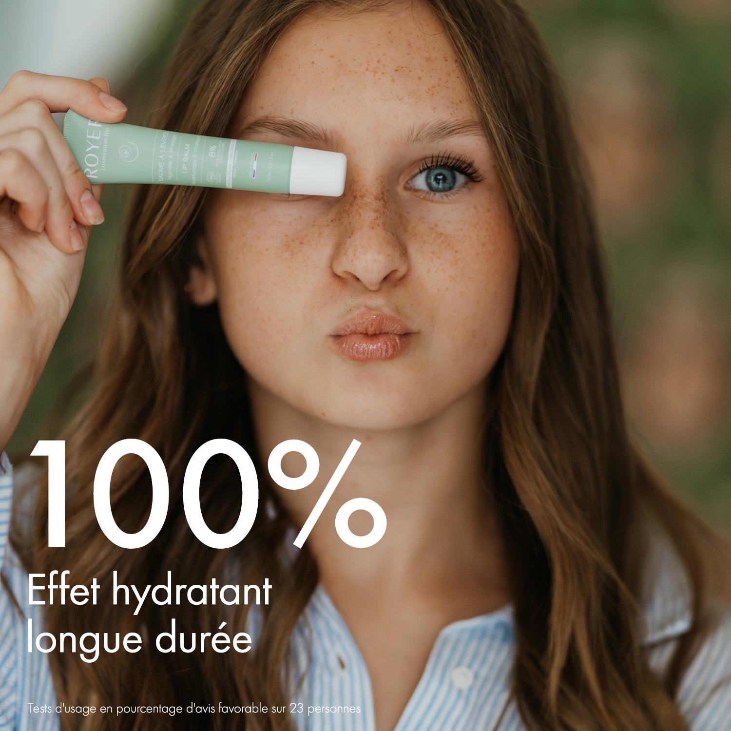 Baume à lèvres bio à la bave d'escargot