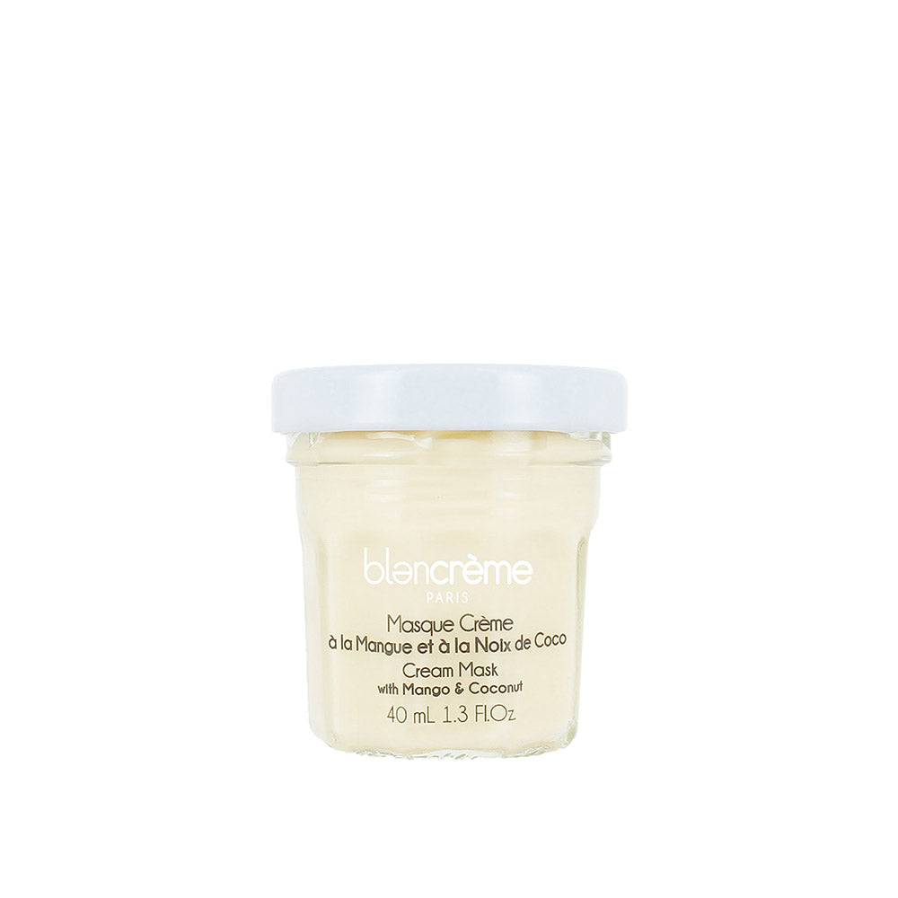 Masque visage crème Mangue & noix de coco