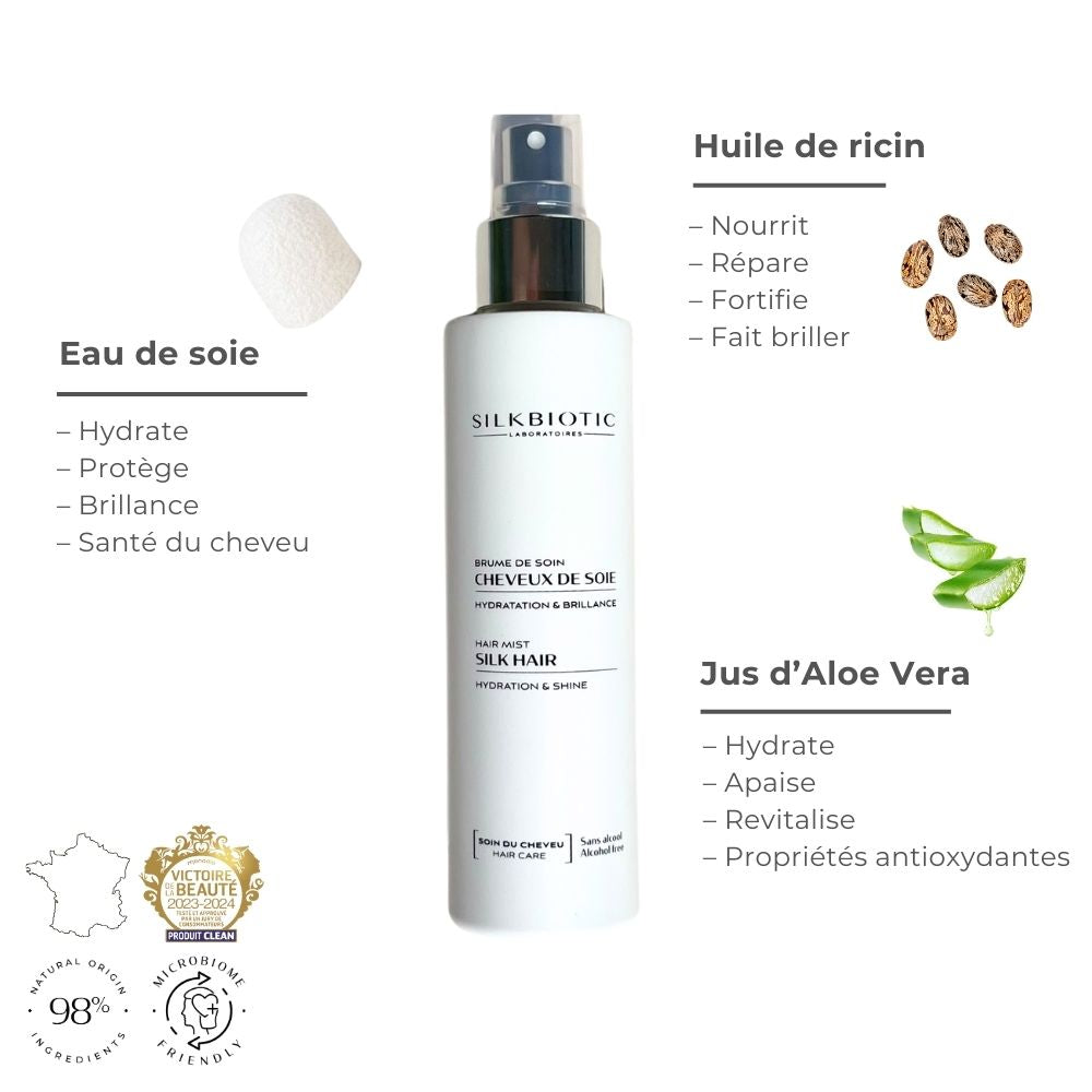 Brume cheveux de soie – 150ml – SILKBIOTIC