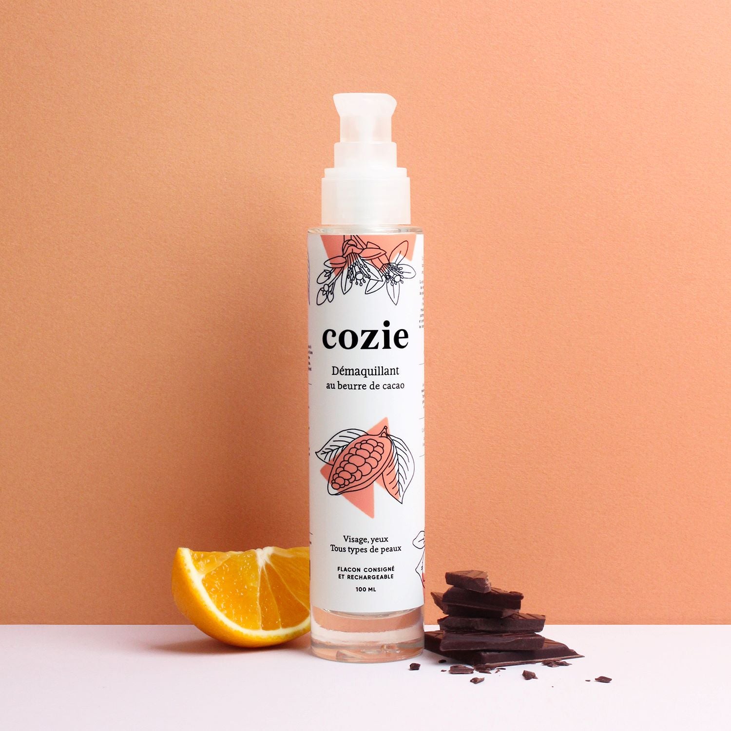 Démaquillant au beurre de cacao (100 ml)
