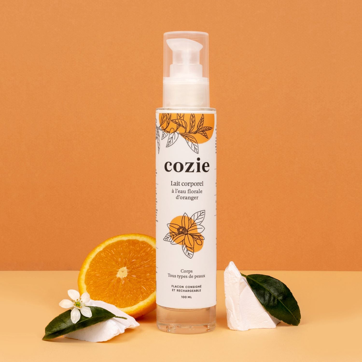 Lait corporel à l'eau florale d'oranger (100 ml)
