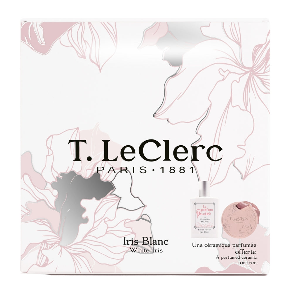 Coffret Parfum et Céramique - Iris Blanc