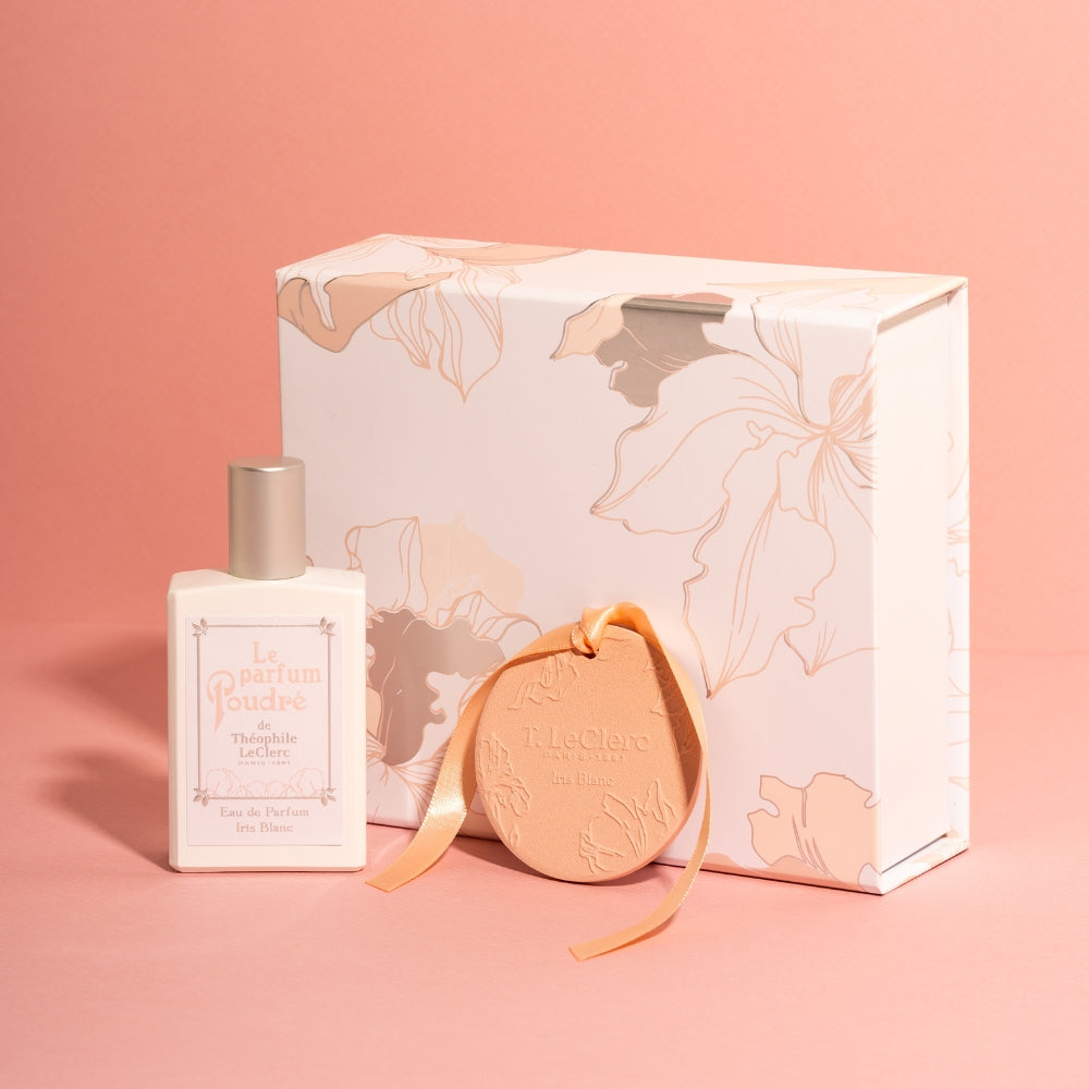 Coffret Parfum et Céramique - Iris Blanc
