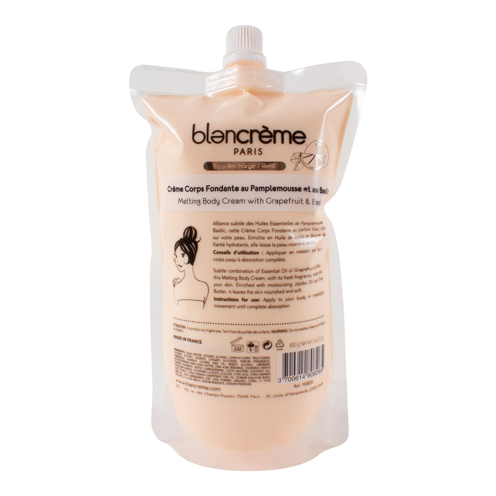 Crème corps nourrissante - Pamplemousse & Basilic