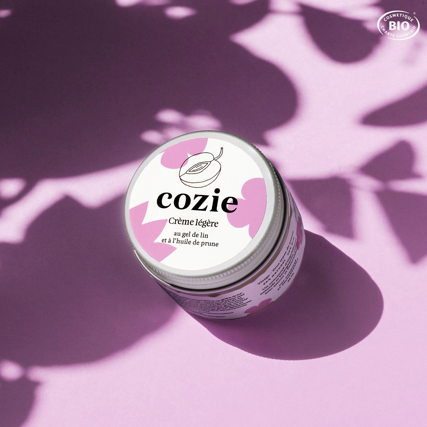 Crème légère au gel de lin et à l’huile de prune