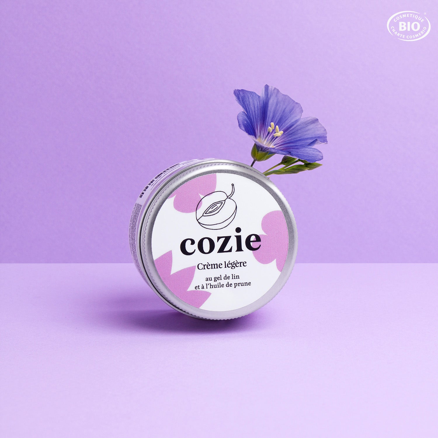 Crème légère au gel de lin et à l’huile de prune
