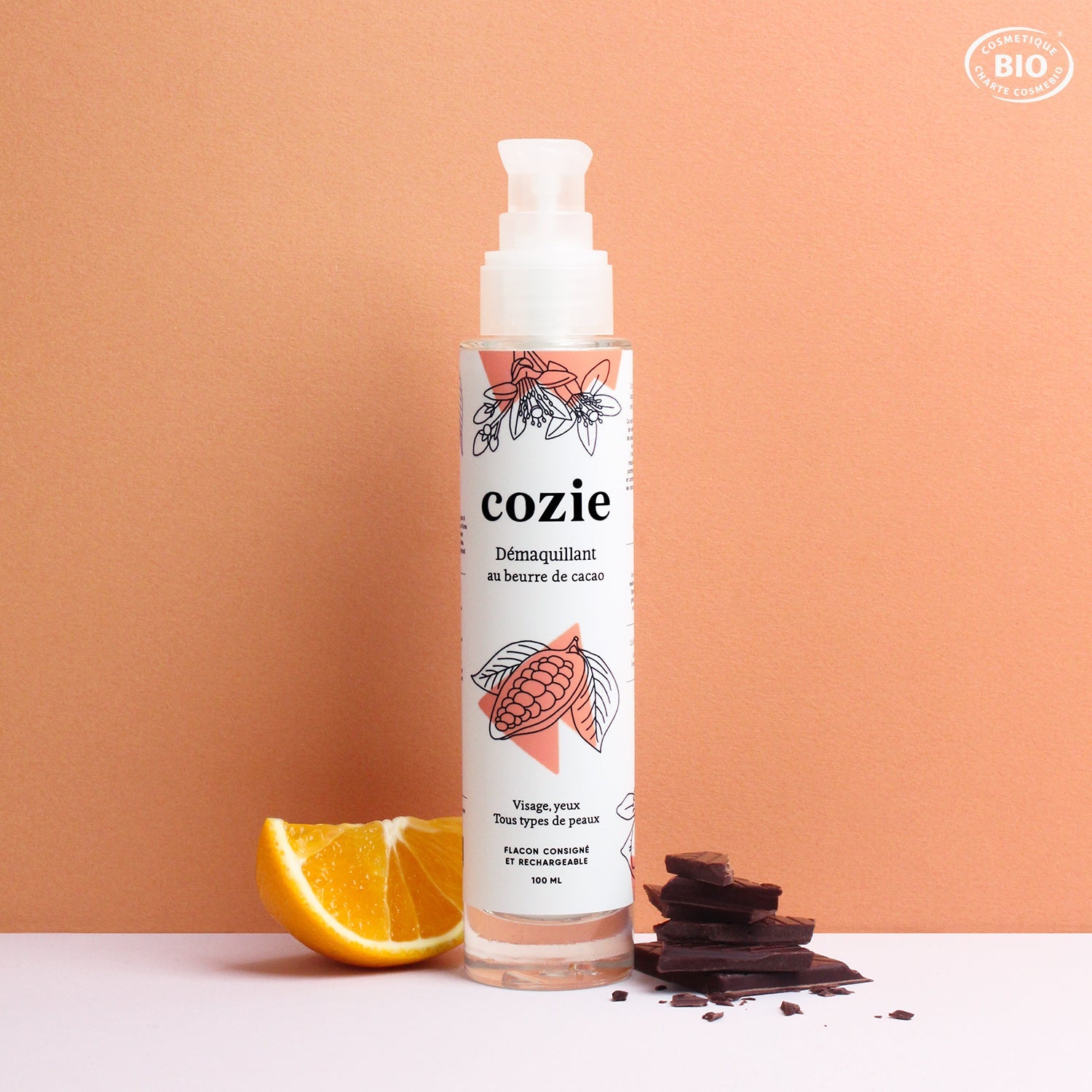 Démaquillant au beurre de cacao