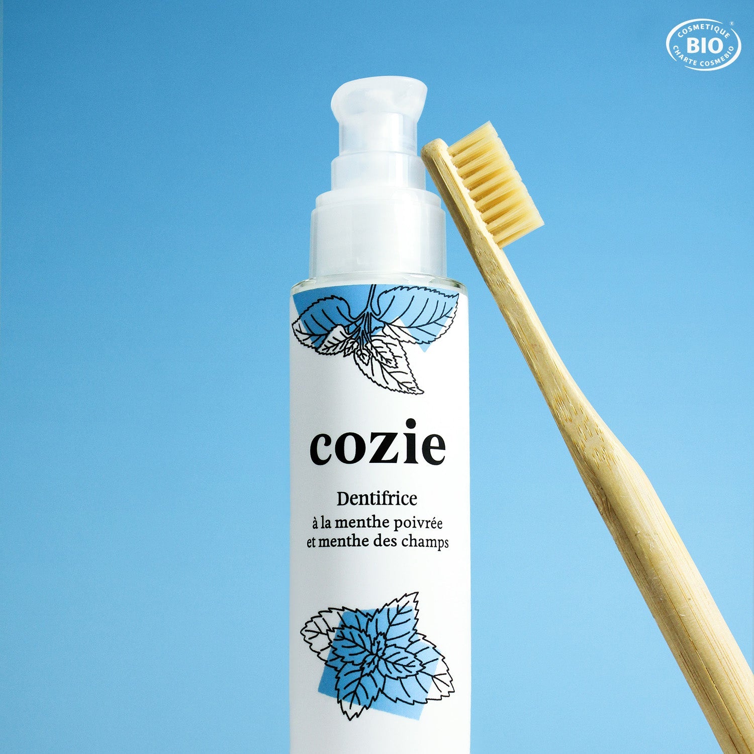 Dentifrice à la menthe poivrée & à la menthe des champs