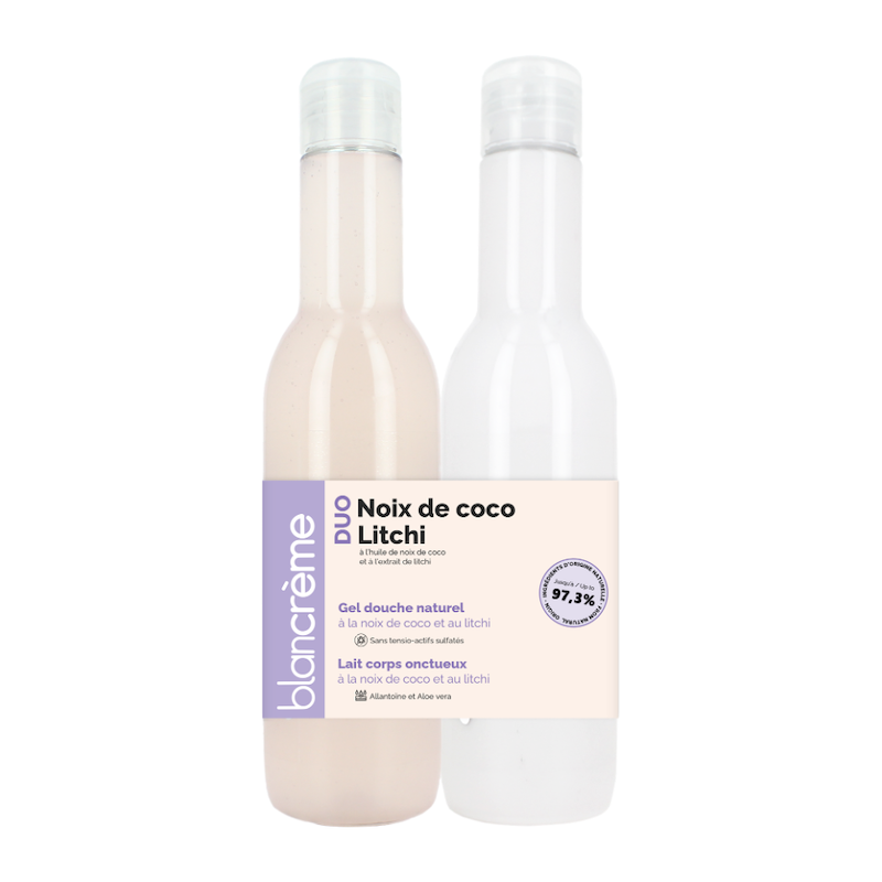 Duo Douceur Corps Noix de Coco Litchi