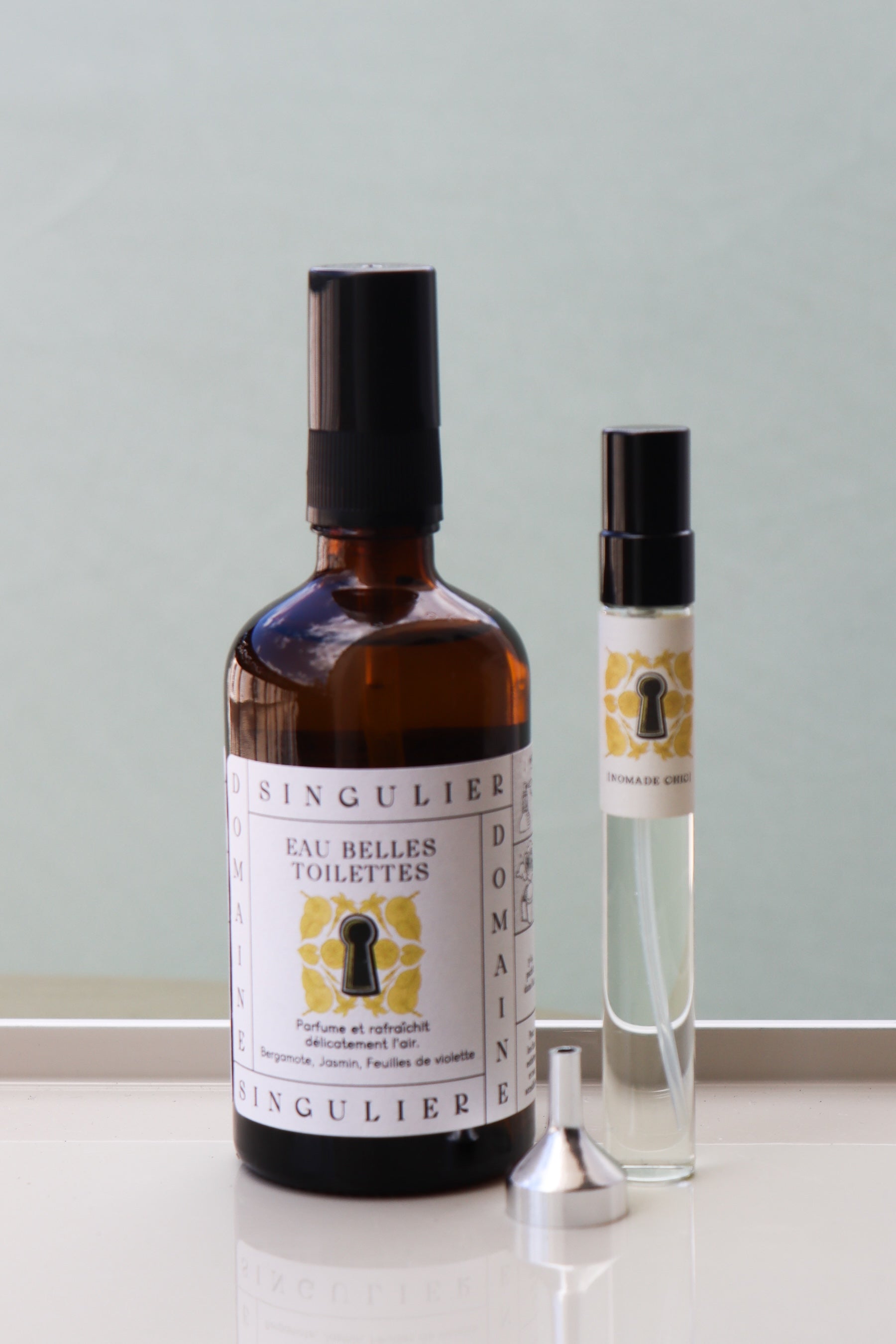 DUO EAU BELLES TOILETTES bergamote et son format NOMADE CHIC