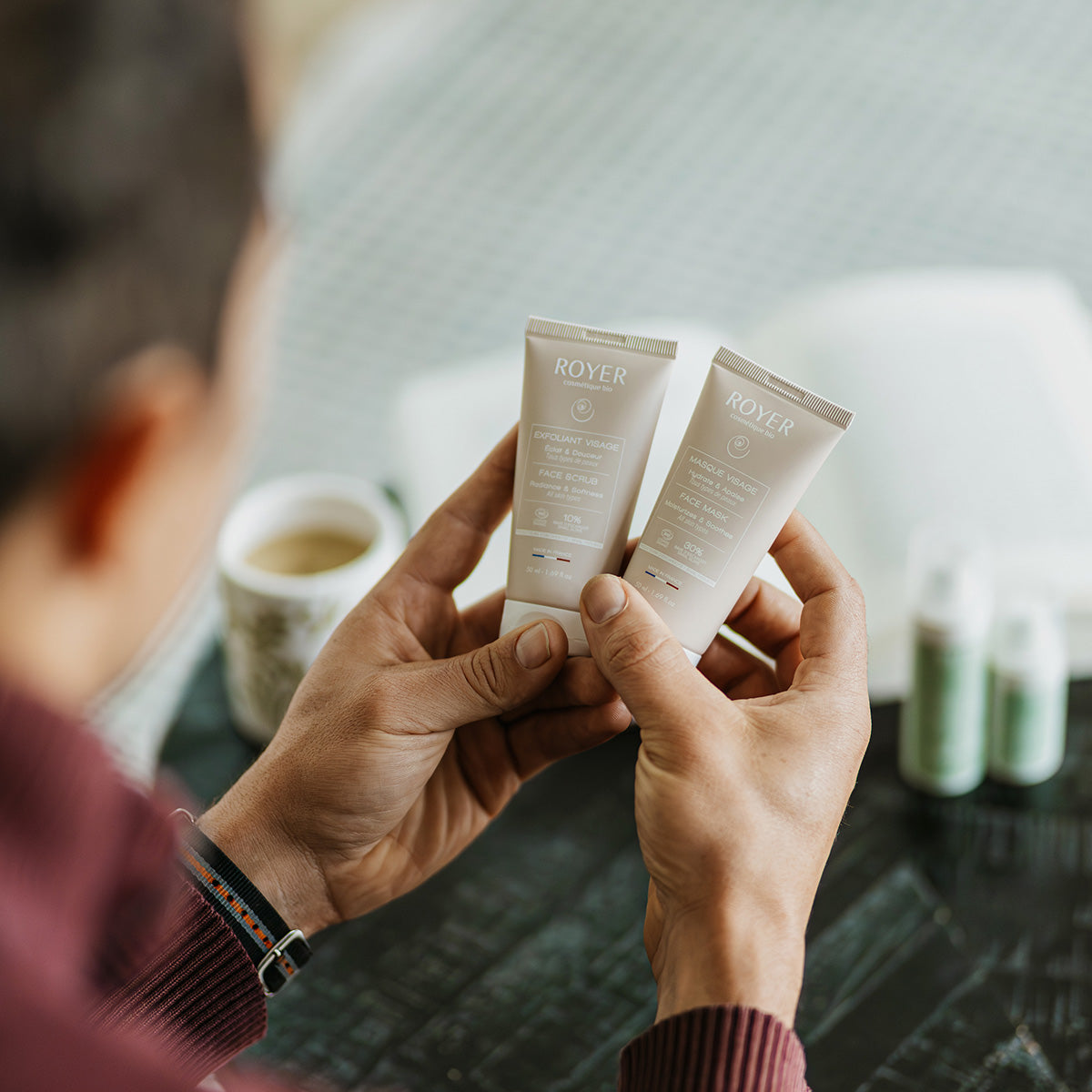 Exfoliant visage bio à la bave d'escargot