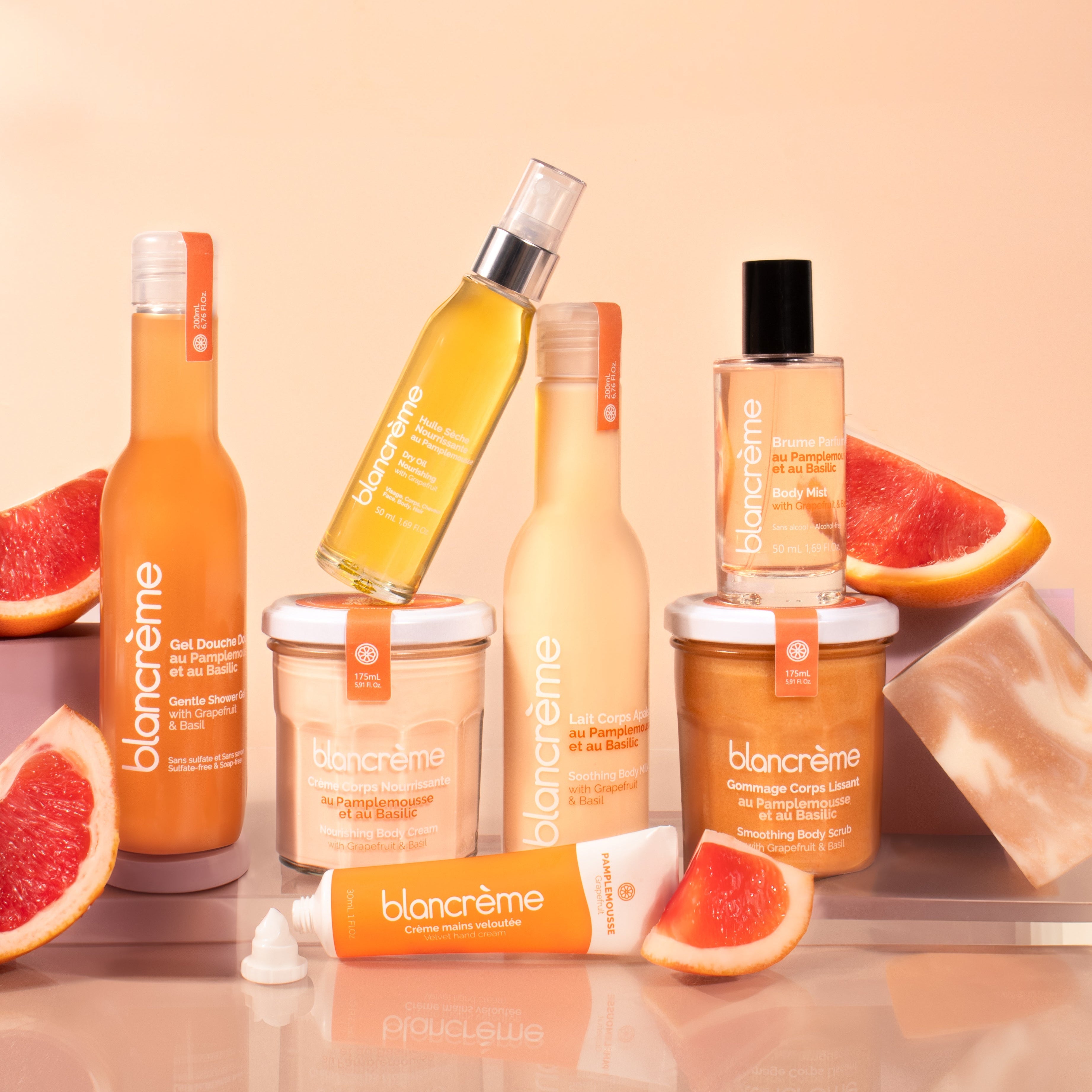 Gommage corps lissant - Pamplemousse & Basilic