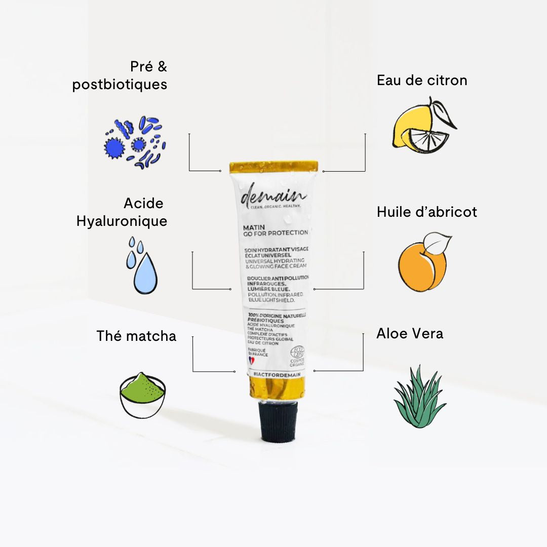 Soin hydratant visage anti-oxydant universel