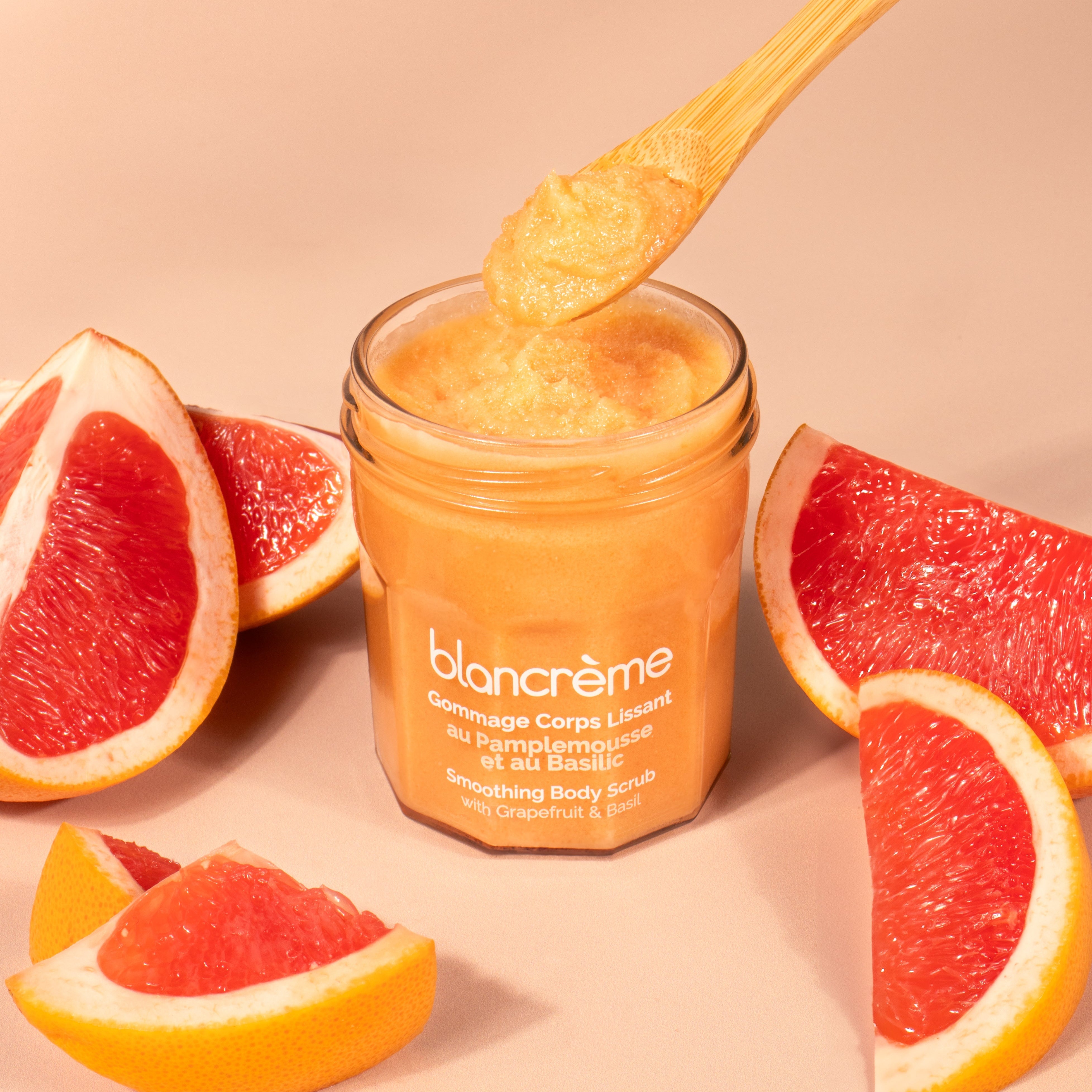 Gommage corps lissant - Pamplemousse & Basilic