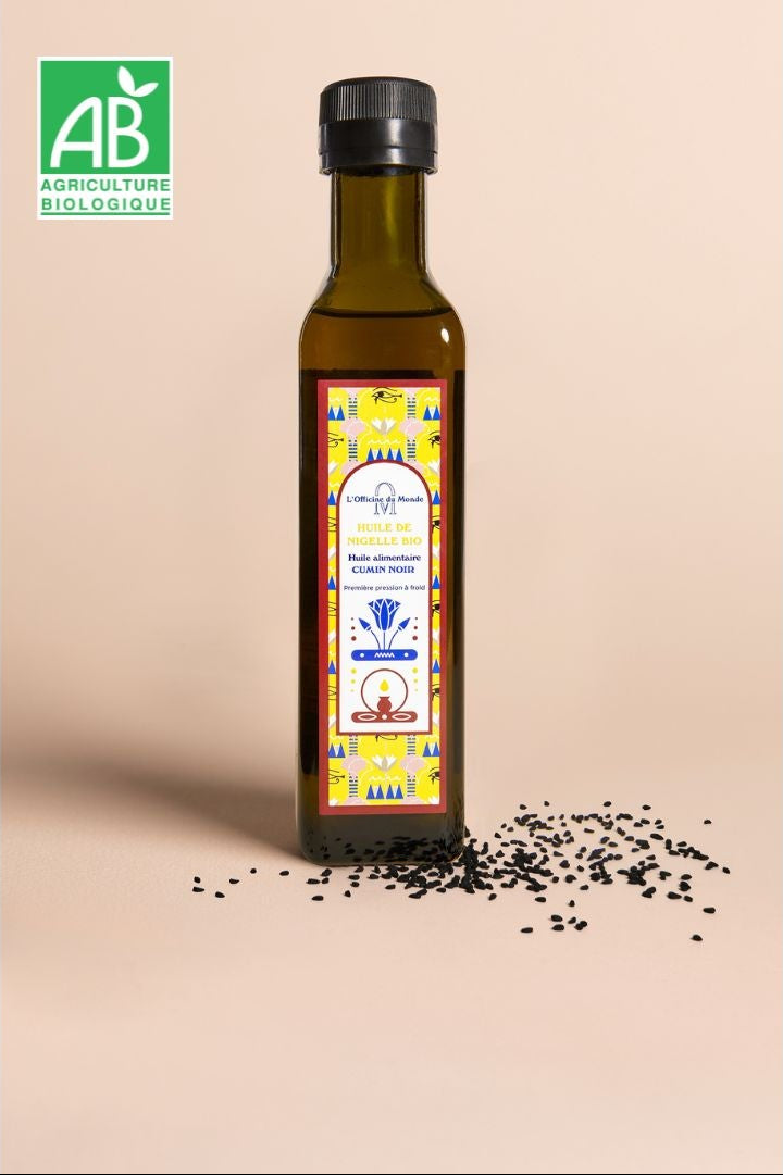 Huile alimentaire de Nigelle BIO d'Egypte