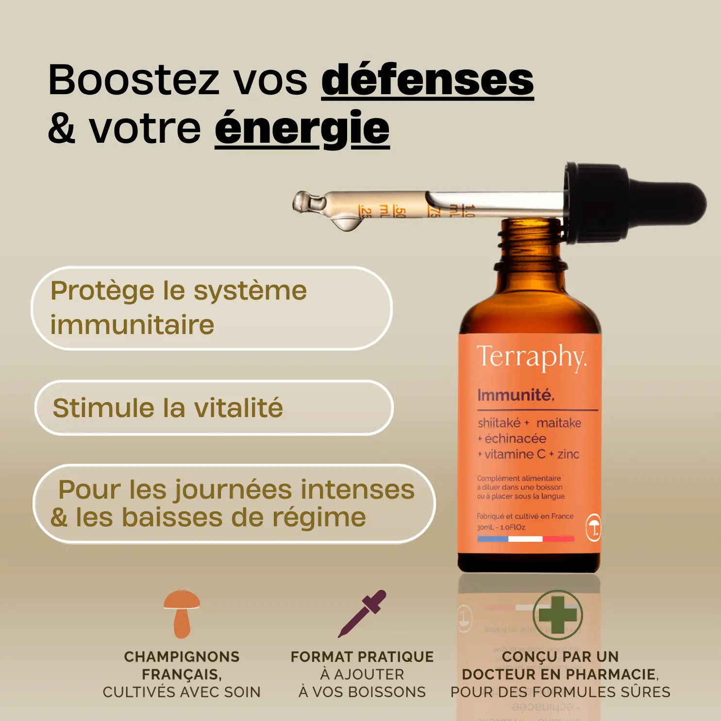 Pack Bouclier Vital. 2 fioles