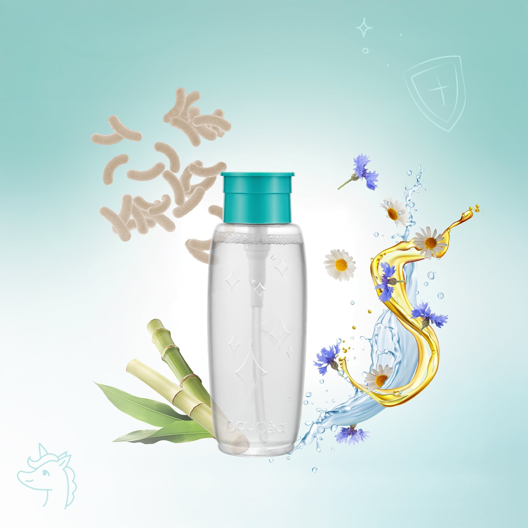 Kit Soin Nettoyant • Set Eau Micellaire (bouteille/coton pad/recharge 300ml)