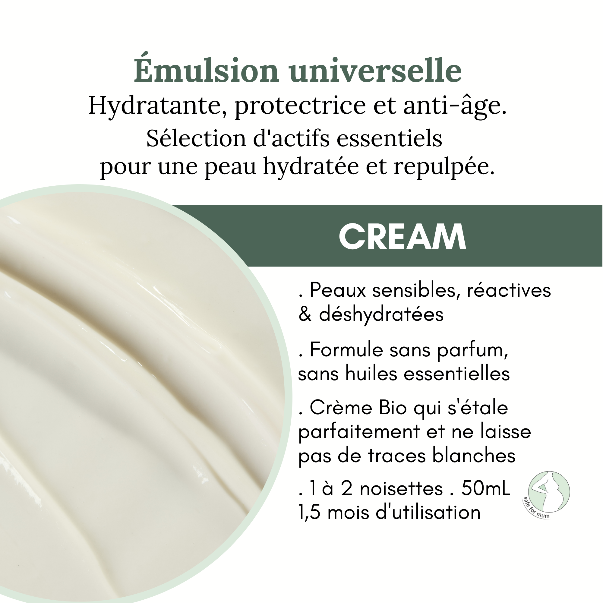 Emulsion universelle CREAM