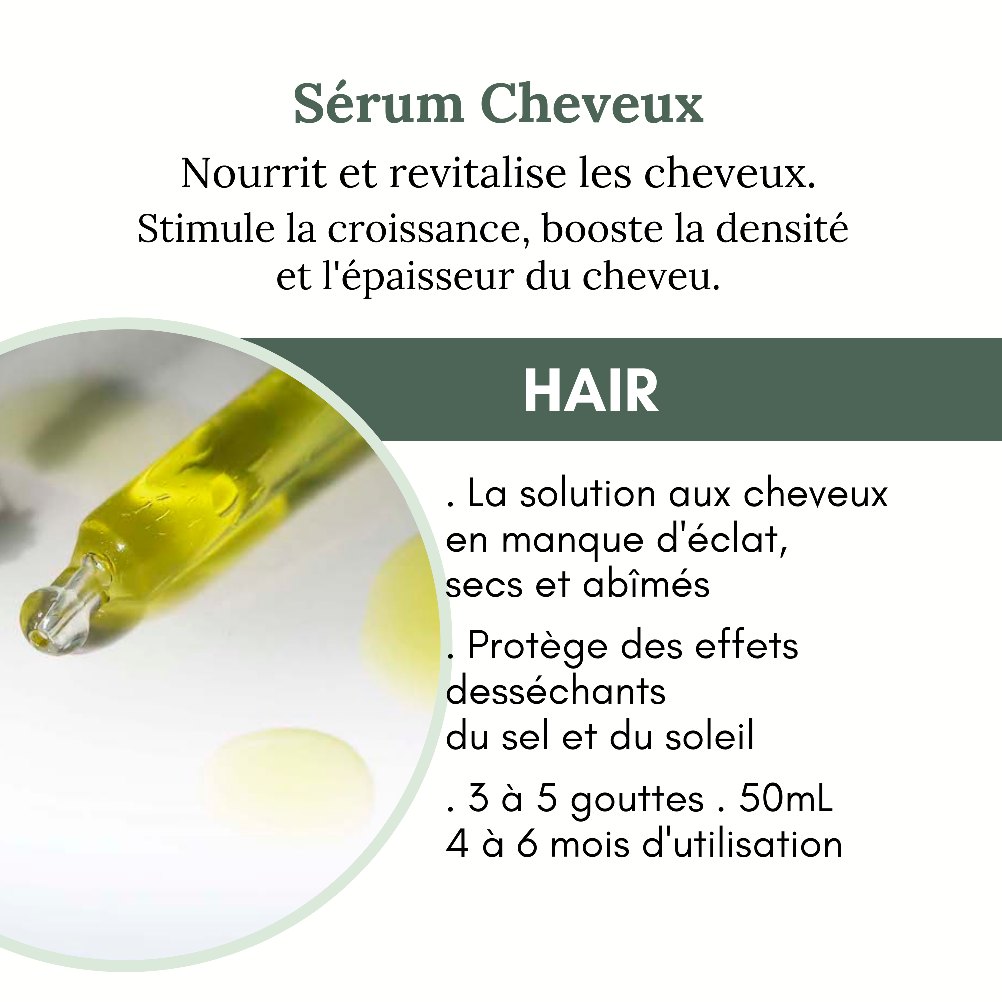 Sérum cheveux HAIR