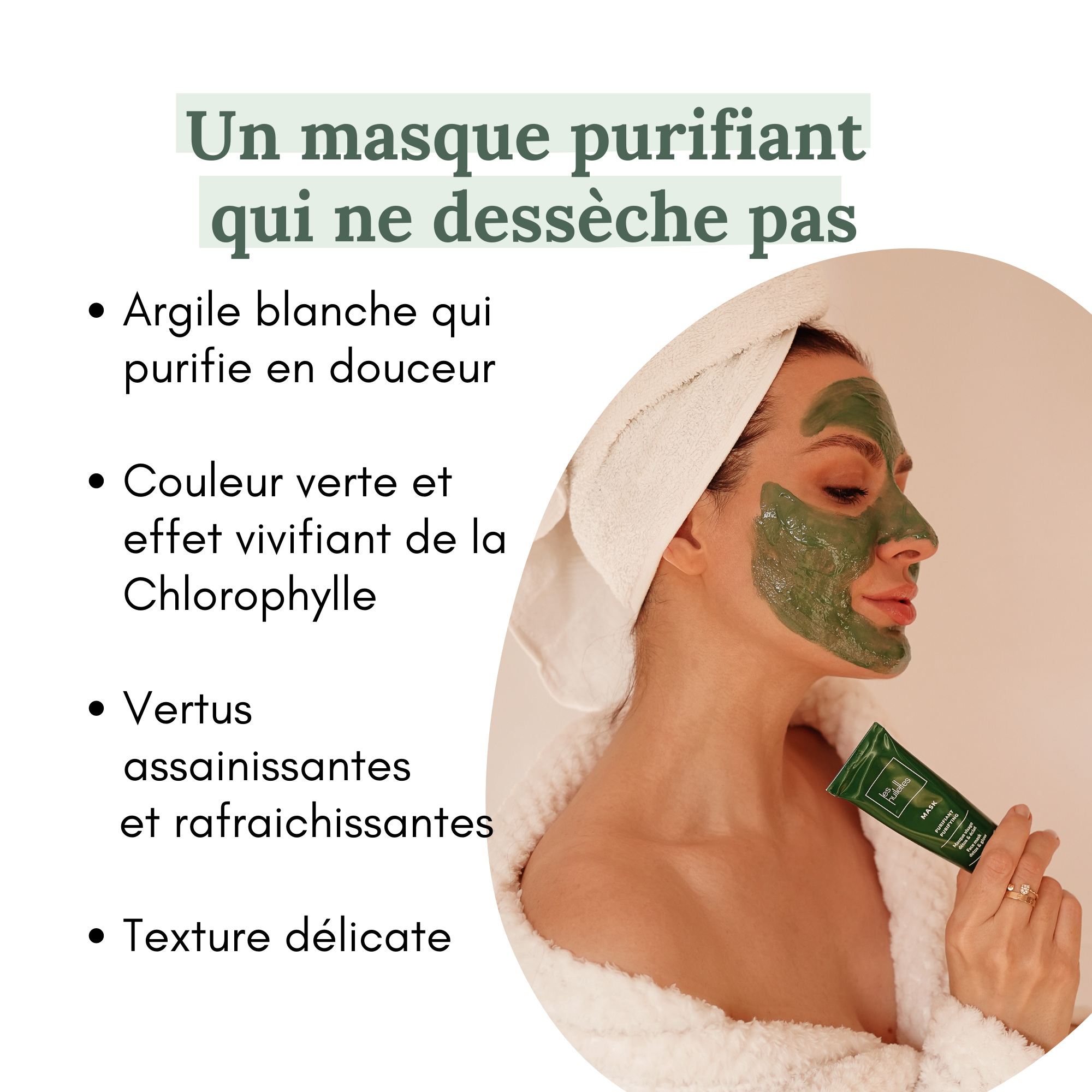 Masque visage détox et éclat MASK