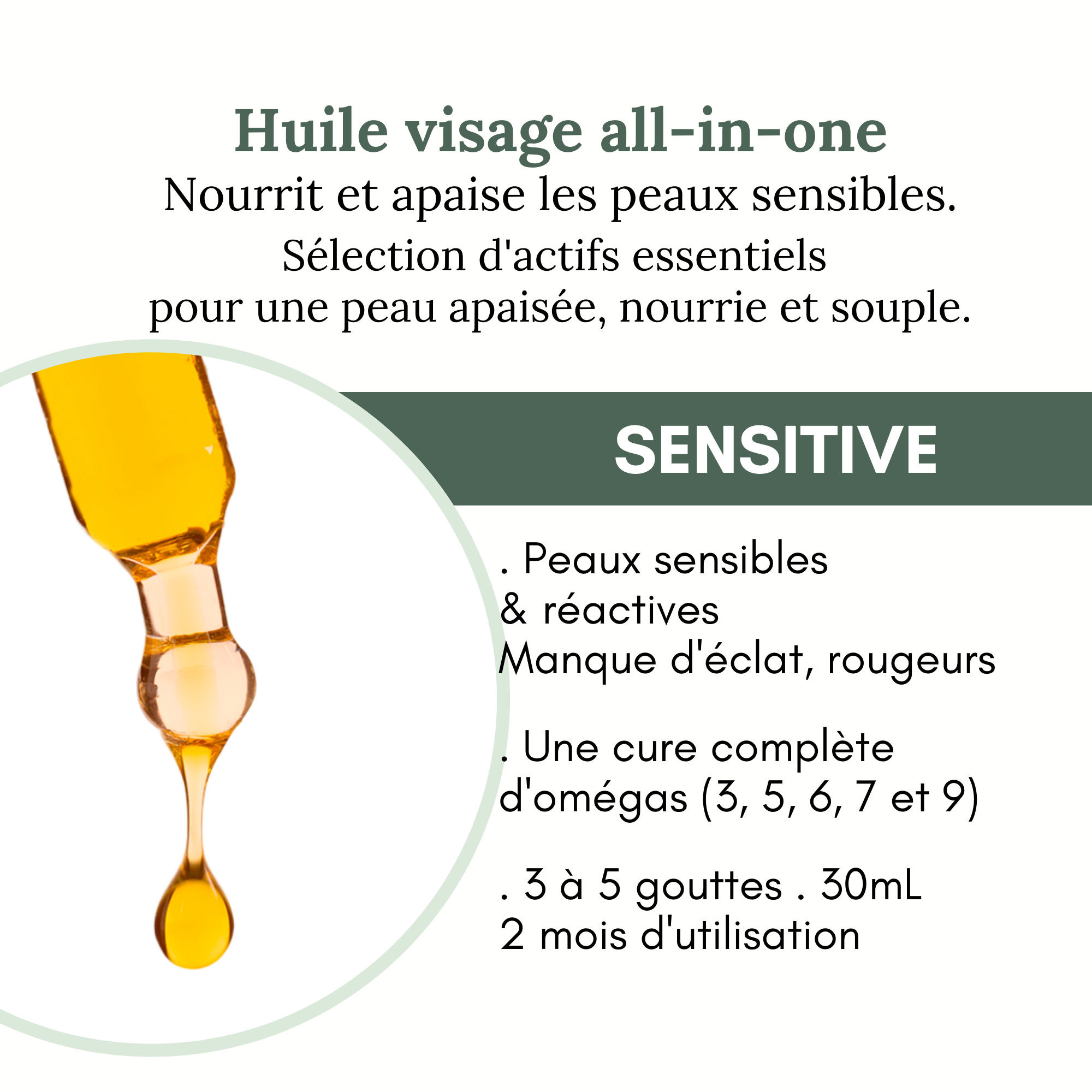 Huile all-in-one SENSITIVE