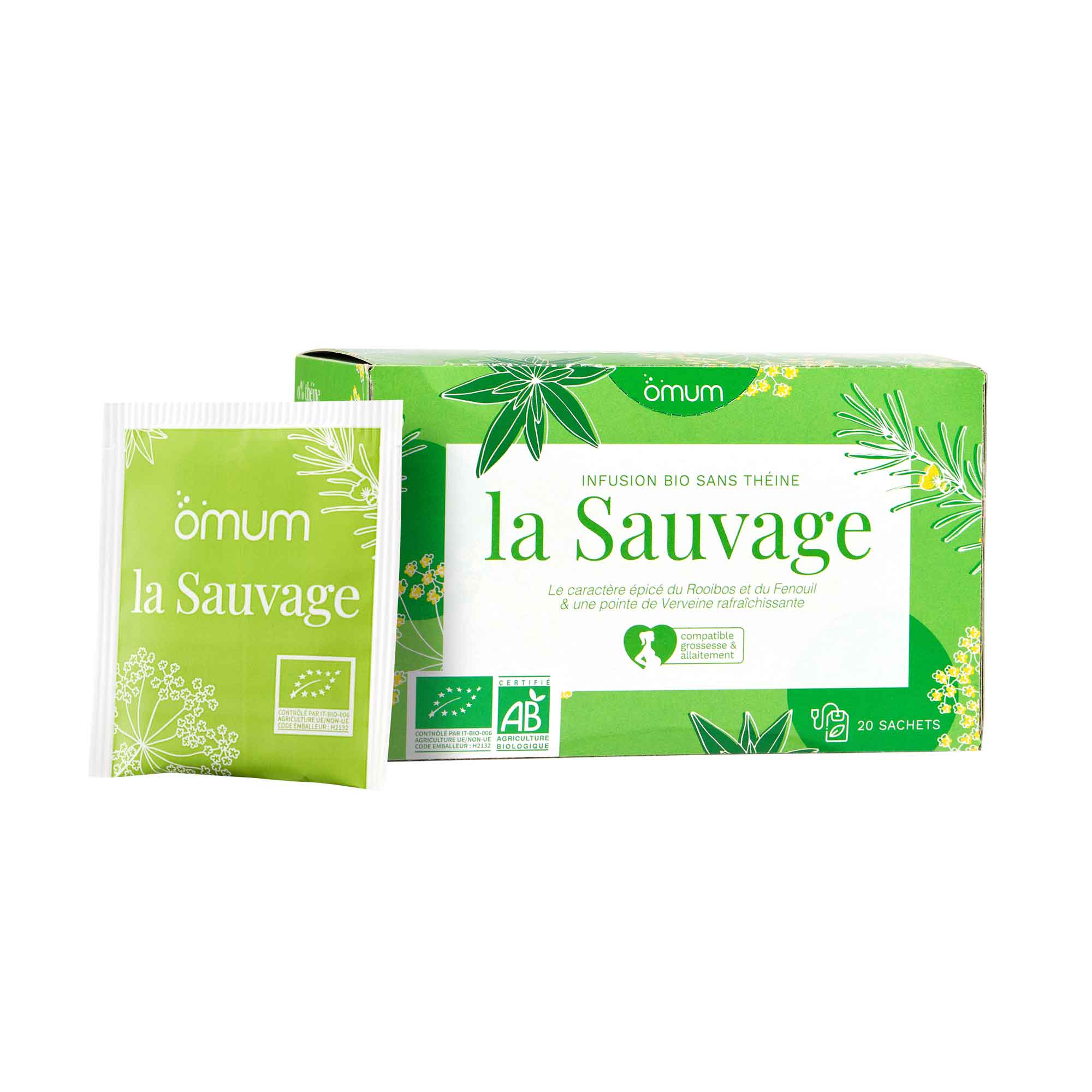 Infusion verveine, fenouil, rooibos La Sauvage