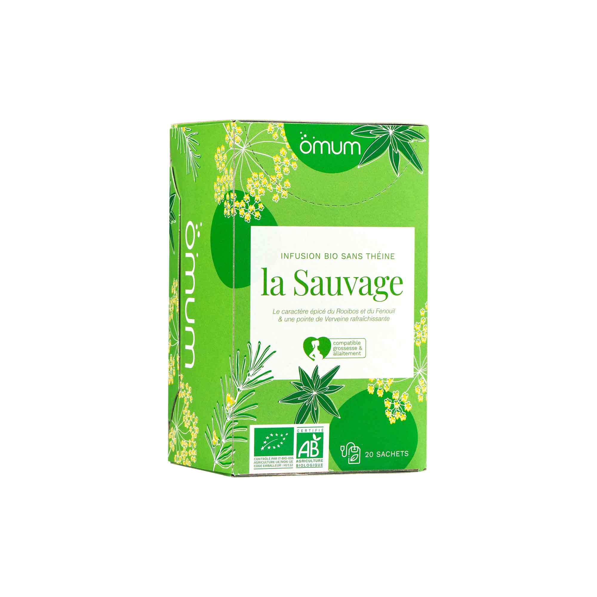 Infusion verveine, fenouil, rooibos La Sauvage