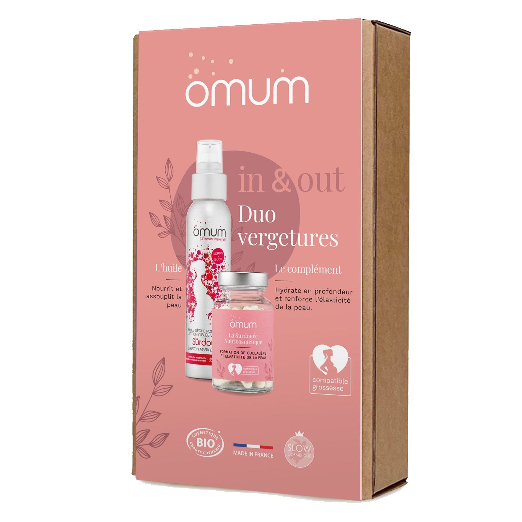 Coffret duo in and out vergetures : élasticité et souplesse