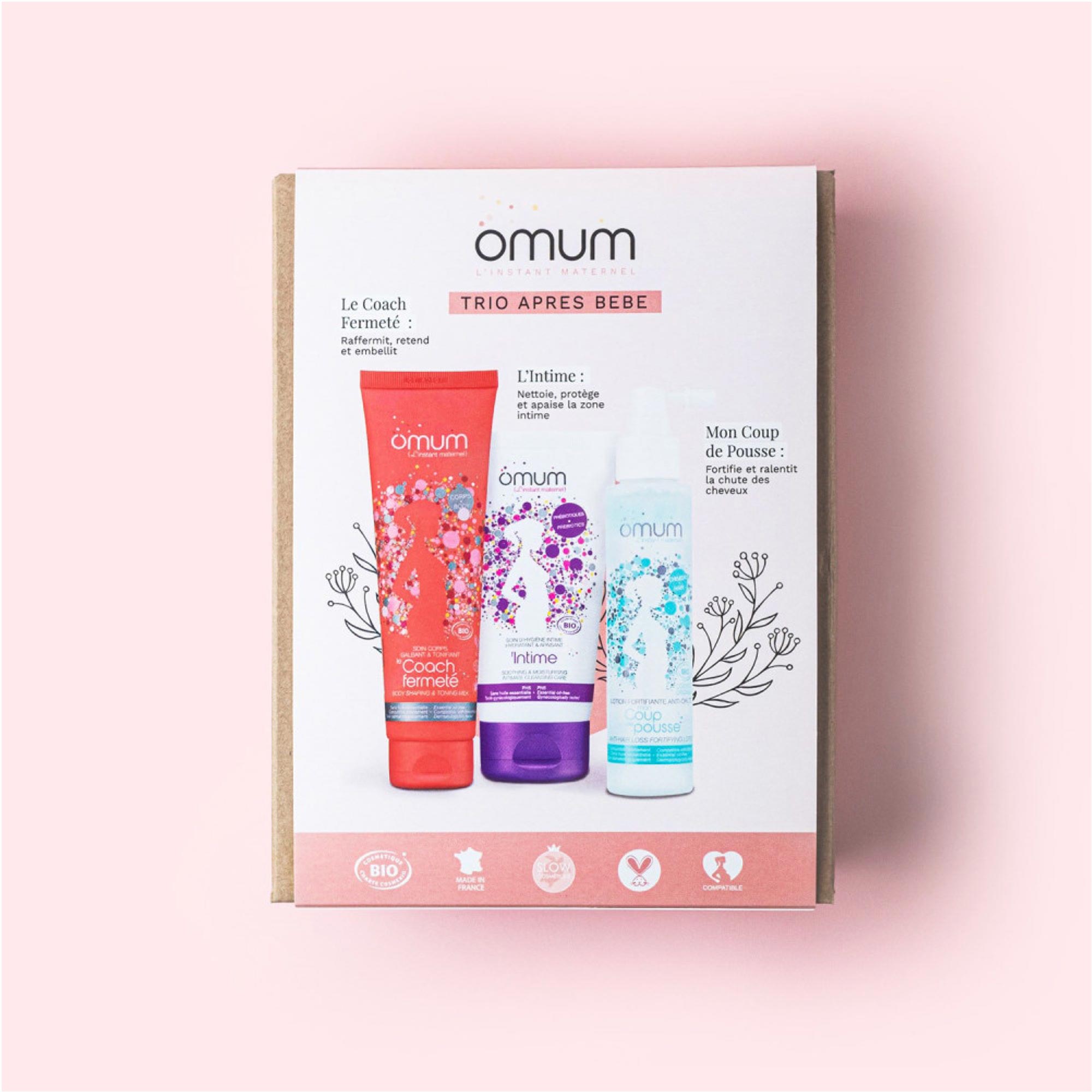 Coffret cadeau trio après-bébé : post partum