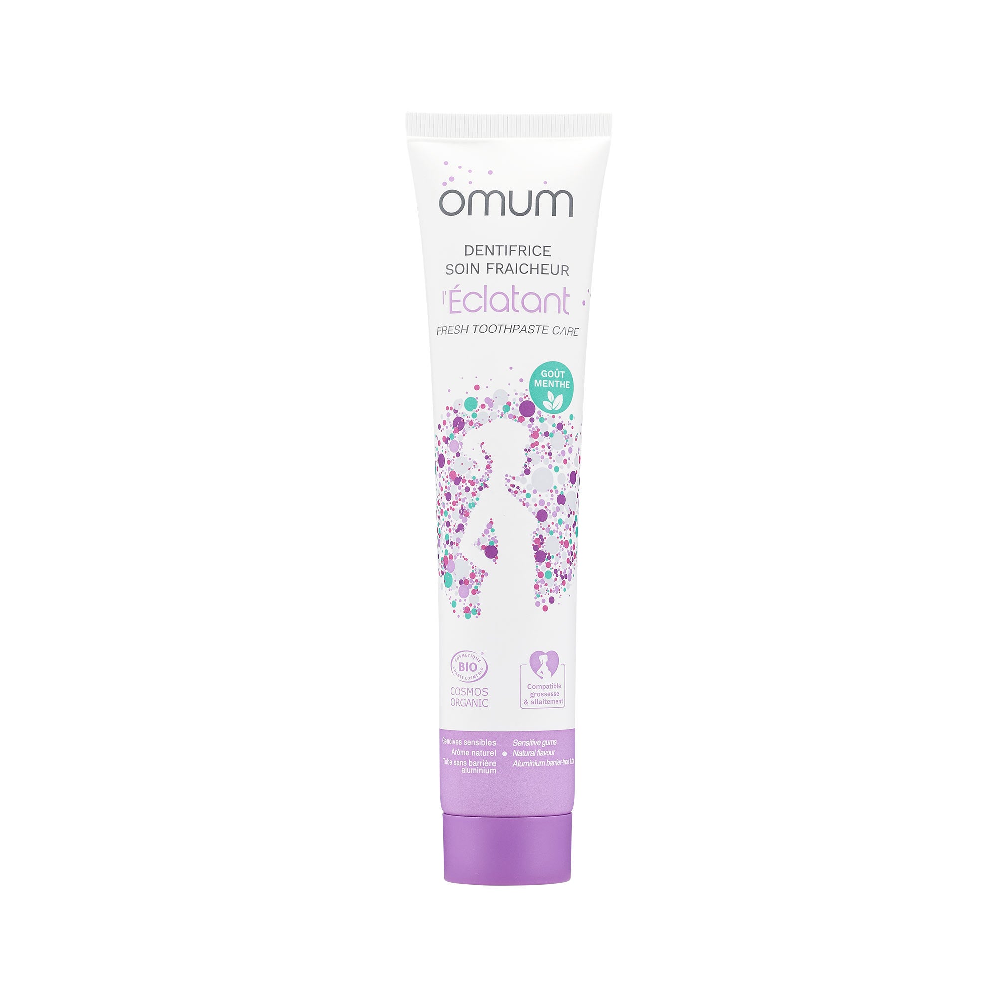 Dentifrice Soin Fraicheur Gencives et Dents Sensibles Sans Fluor L’Eclatant